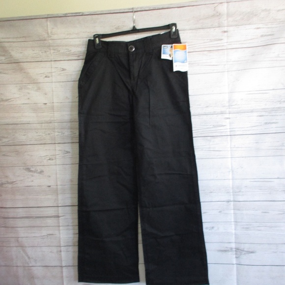 NWT - LEE black Mid Rise Trouser pants - sz 8 M - Picture 1 of 4